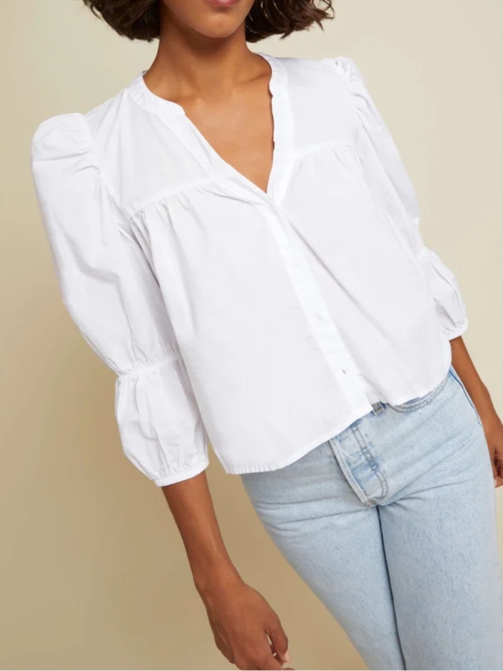 Nation Ltd Geneva Blouse White Size Medium